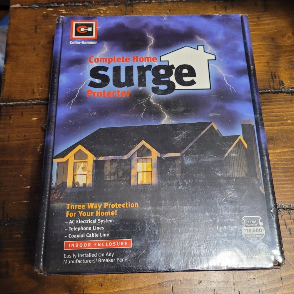 CUTLER HAMMER HOME SURGE PROTECTOR NIB  SEALED